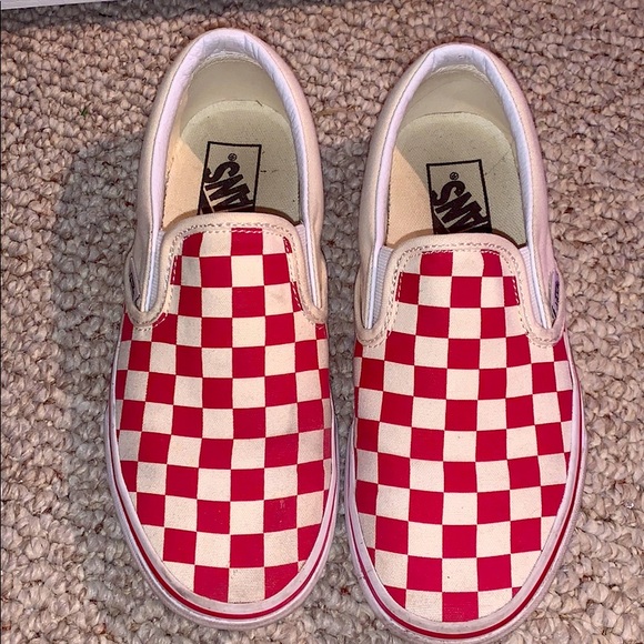 Vans Shoes - RED CHECKERED VANS